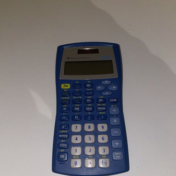 Texas Instruments TI-34 II Solar / Scientific Calculator Algebra/SAT/ACT Tested - Picture 2 of 2
